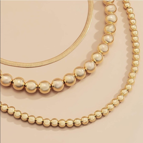 3PC Trendy Necklace Set - Picture 4 of 8